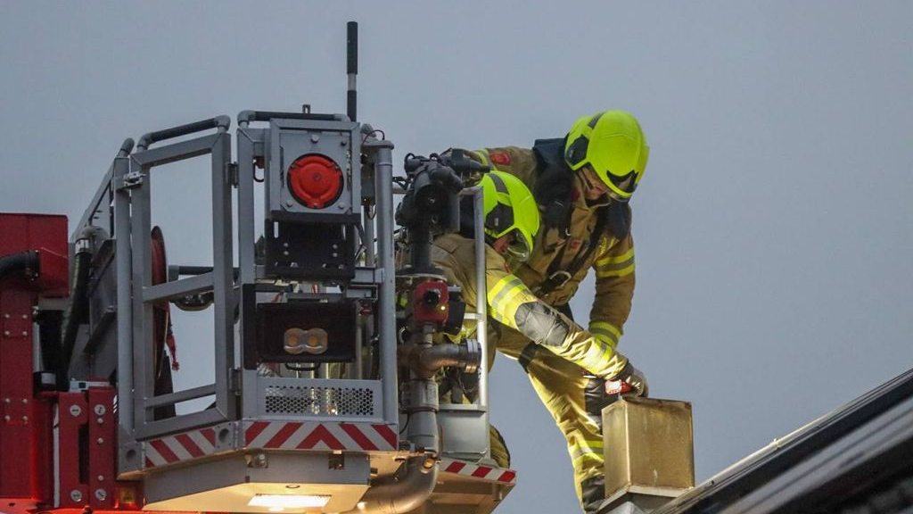 Foto: Kraai zit dagenlang vast in schoorsteen