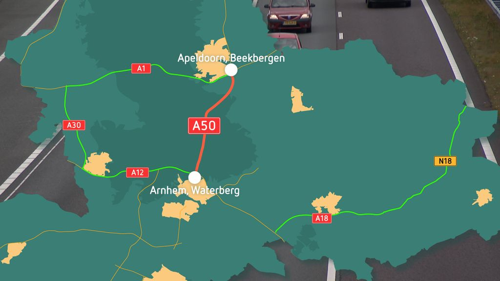 Foto: De A50 zit dicht: hoe moet ik nu rijden?