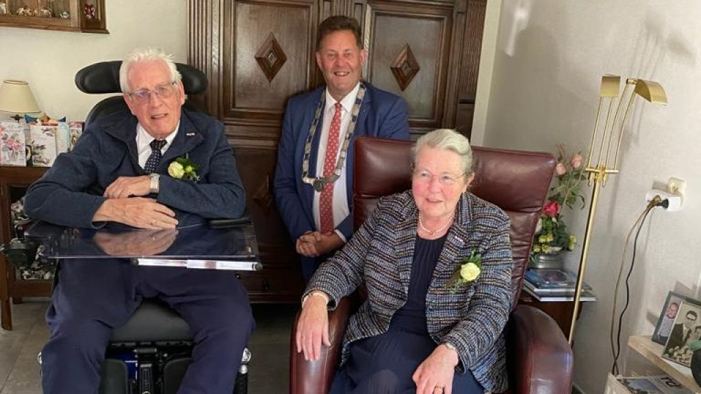 Foto: Echtpaar Visser 60 jaar getrouwd
