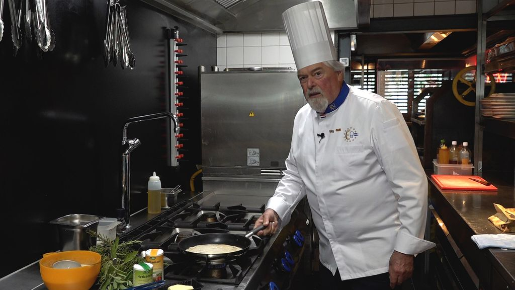 Foto: Hoe bak je de allerlekkerste pannenkoek? Chef-kok Huub legt het uit