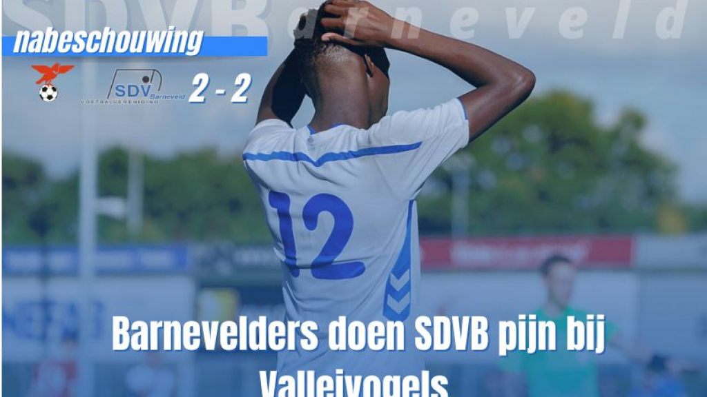 Foto: Barnevelders doen SDVB pijn in oefenduel bij Valleivogels.