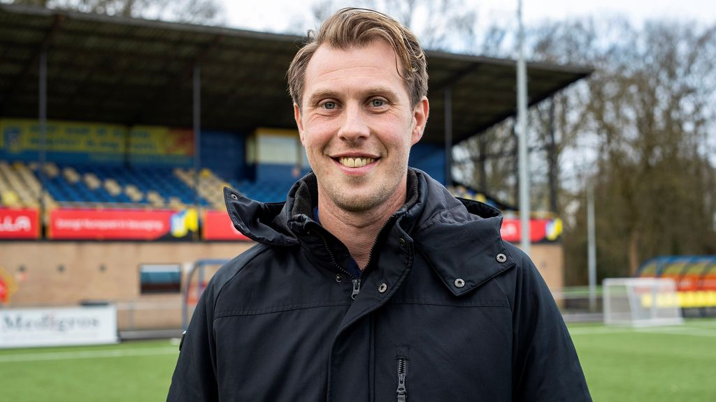 Foto: Werner Pluim maakt als hoofdtrainer het seizoen af bij vv Nunspeet