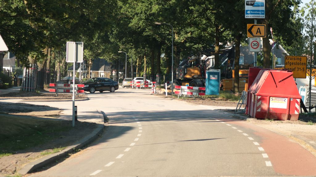 Foto: Wegwerkzaamheden in Zwartebroek nagenoeg afgerond