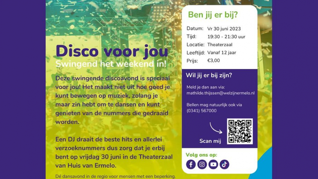 Foto: Leukste dansfeest voor mensen met een beperking, nu voor iedereen op de Veluwe