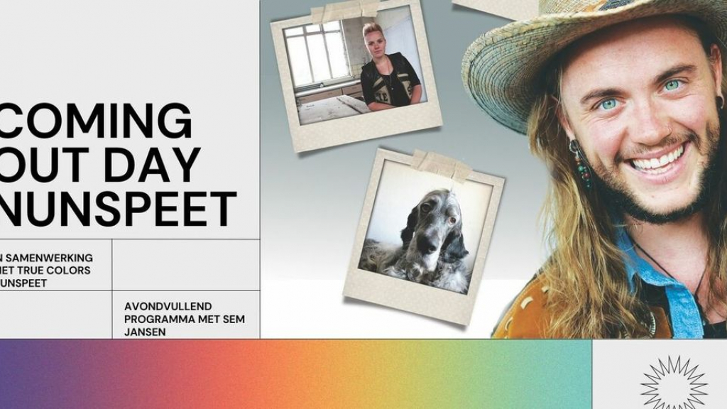 Foto: Coming Out Day Nunspeet in Veluvine met Sem Jansen