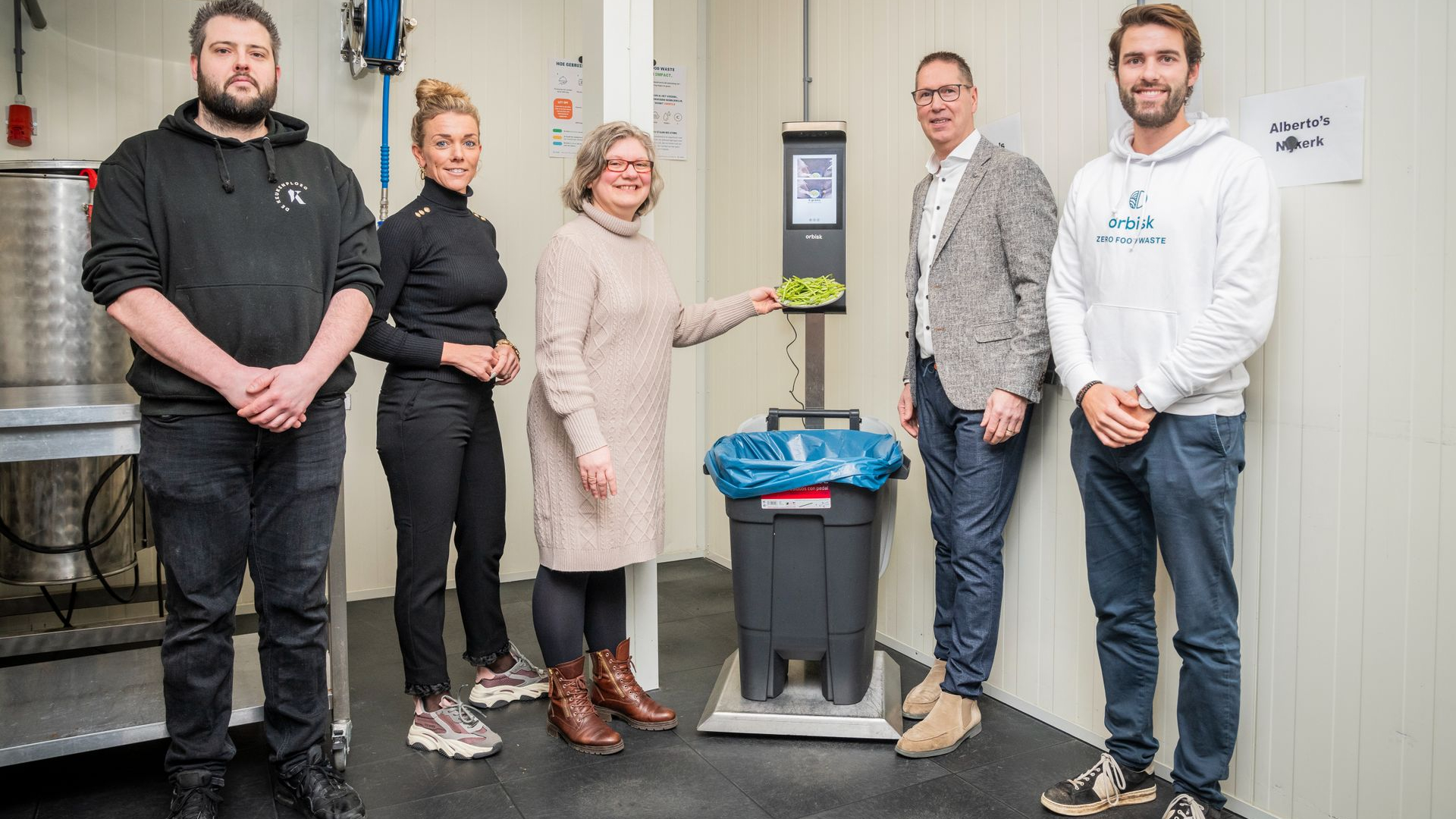 Foto: Alberto’s Italian gebruikt slimme weegschaal om minder voedsel te verspillen