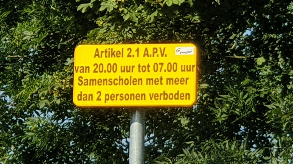 Foto: Samenscholingsverbod ‘Petraveldje’ in Nunspeet