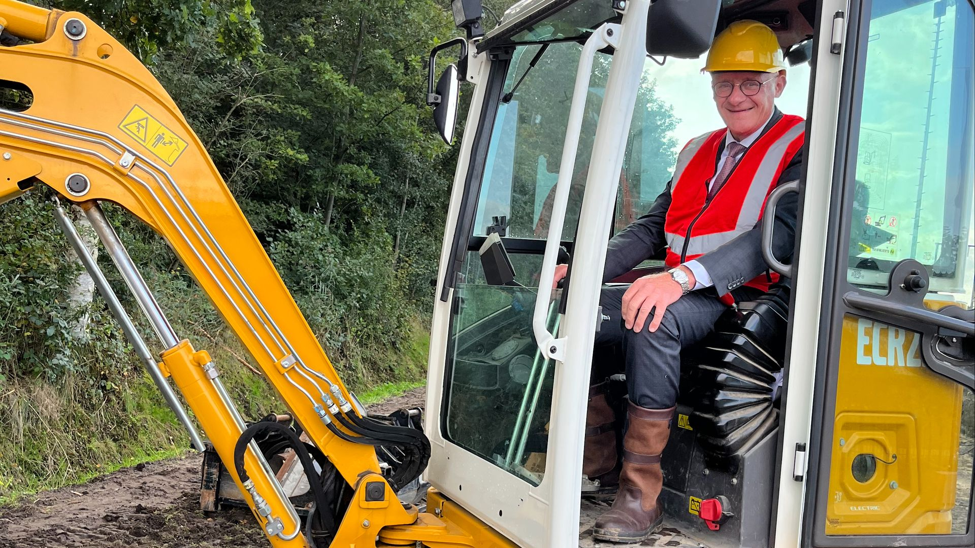 Foto: Aanleg nieuwe fietsroute Bloemendal van start