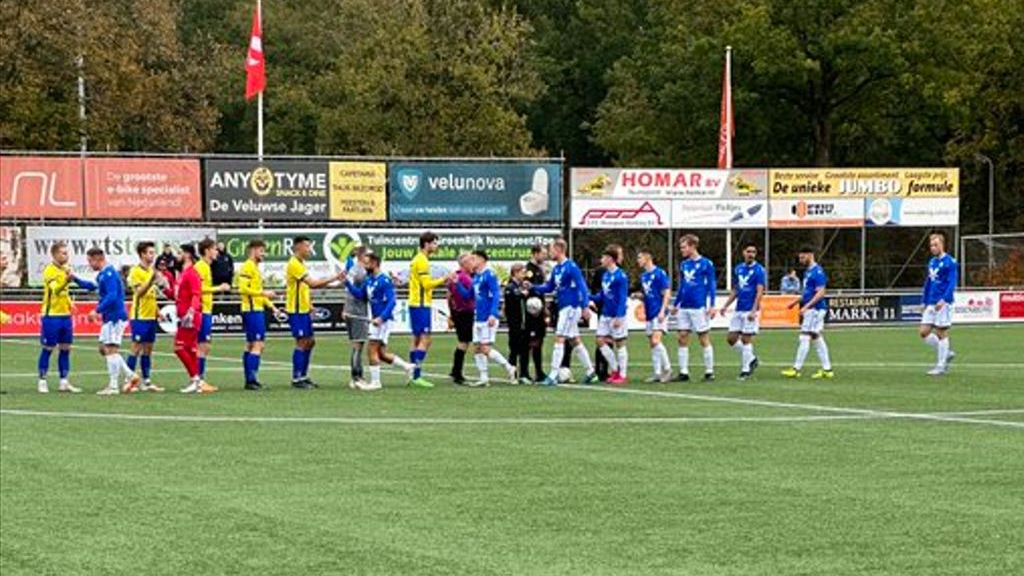 Foto: NSC Nijkerk verliest uit bij VV Nunspeet 2-1