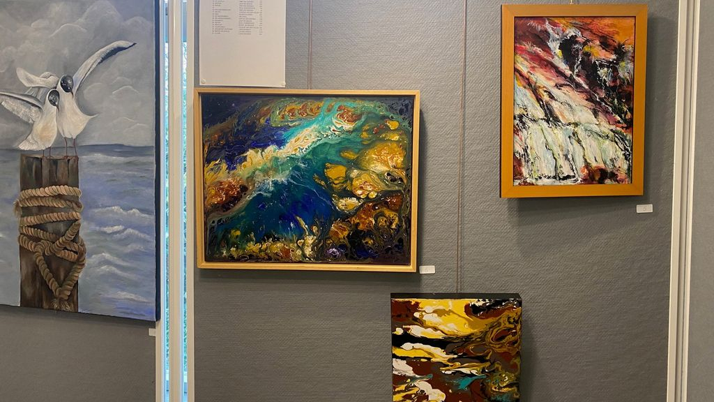 Foto: Pop-up expositie Kunst Kring Nunspeet “Boven Water” geopend