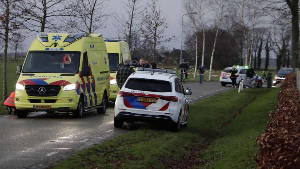 Foto: Gewonde vrouw aangetroffen op de Oude Zeeweg