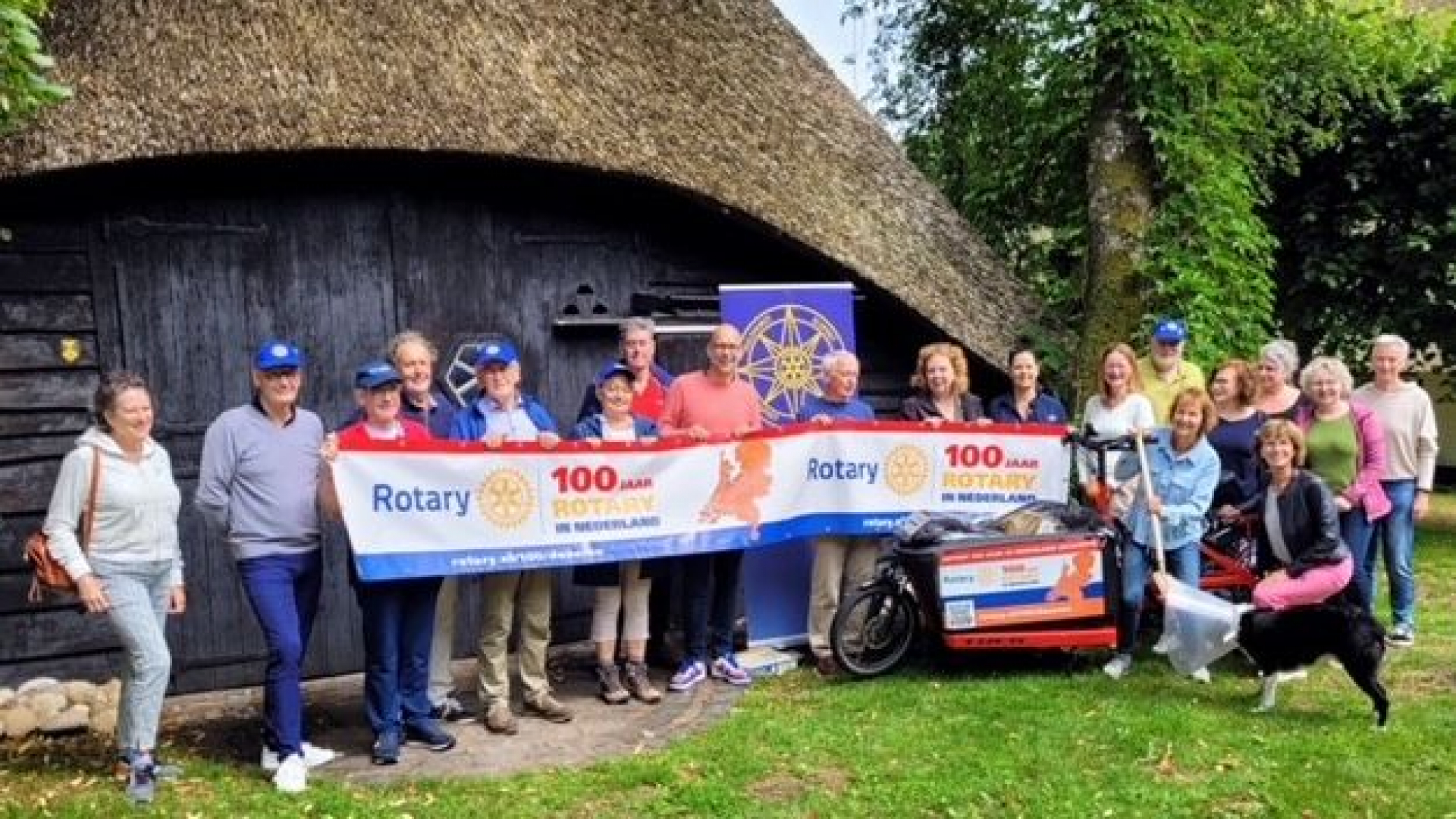 Foto: Rotary Nederland viert 100-jarig jubileum met bakfiets estafette