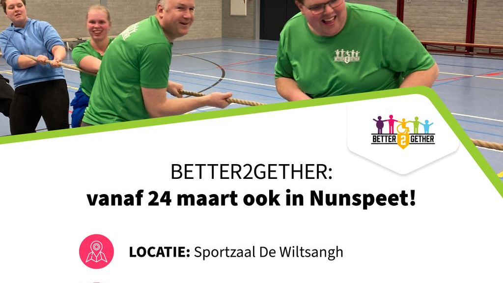 Foto: Wij zijn BETTER2GETHER in Nunspeet!