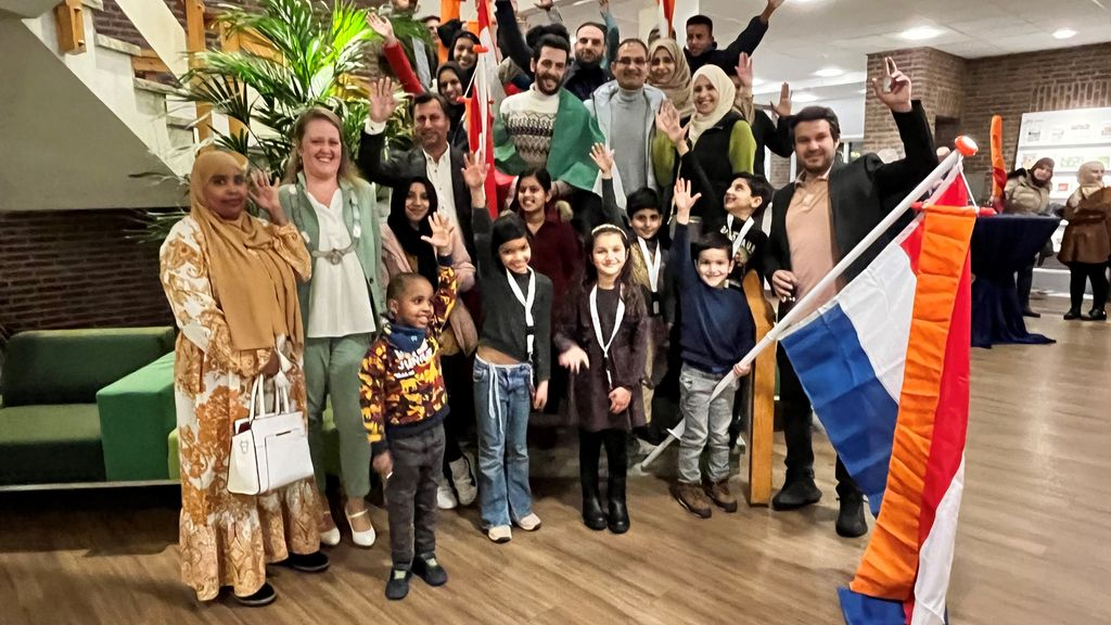 Foto: Feestelijke bijeenkomst in het kader van naturalisatiedag