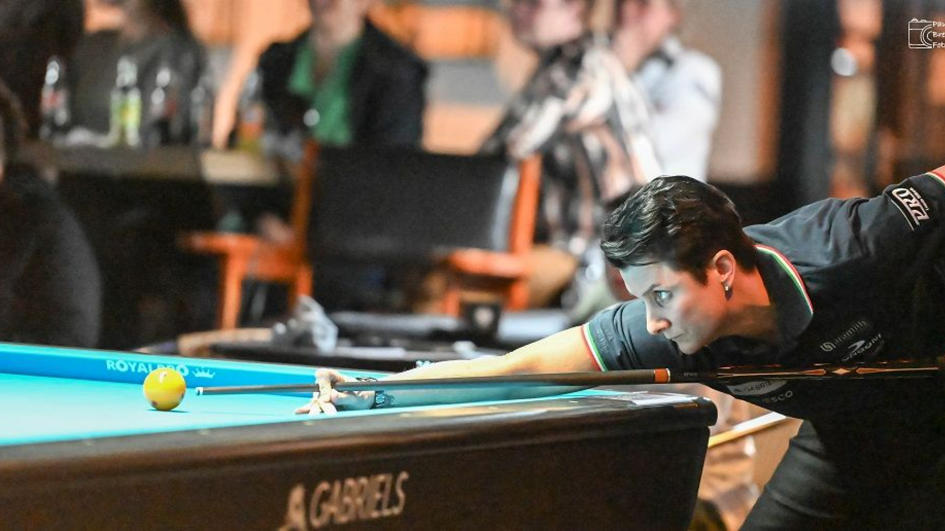 Foto: Moyennerecord Therese Klompenhouwer bij eerste Grand Prix Driebanden Dames