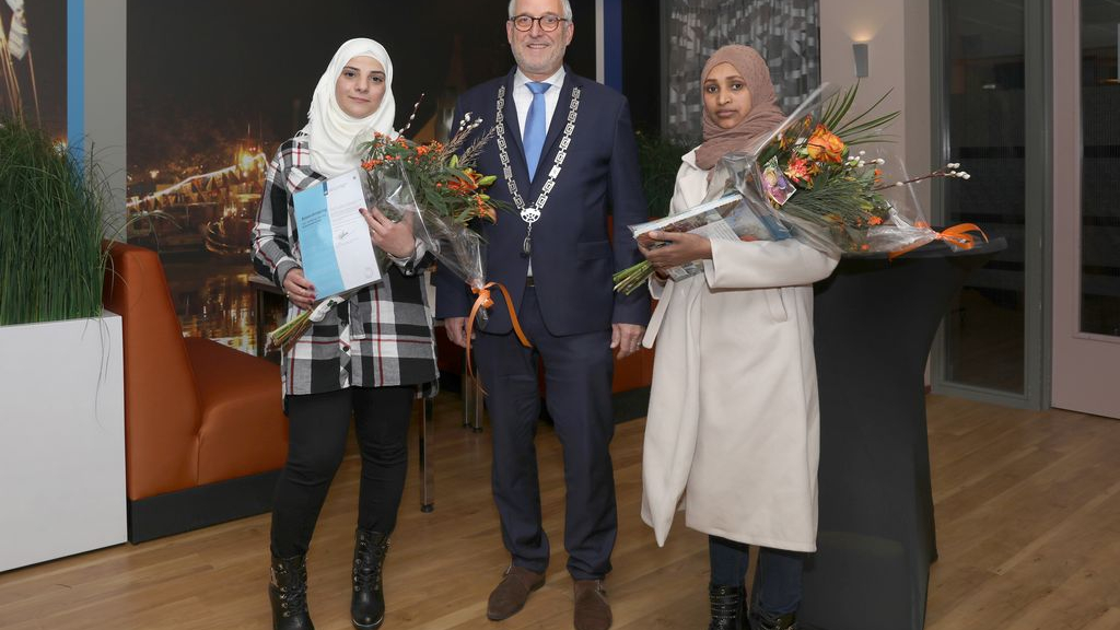 Foto: Ceremonie voor nieuwe Nederlanders in Nijkerk