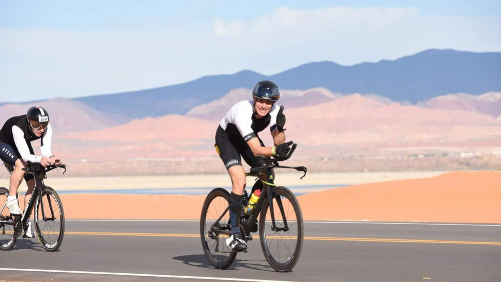 Foto: Remon deed mee aan wereldkampioenschap Ironman 70.3