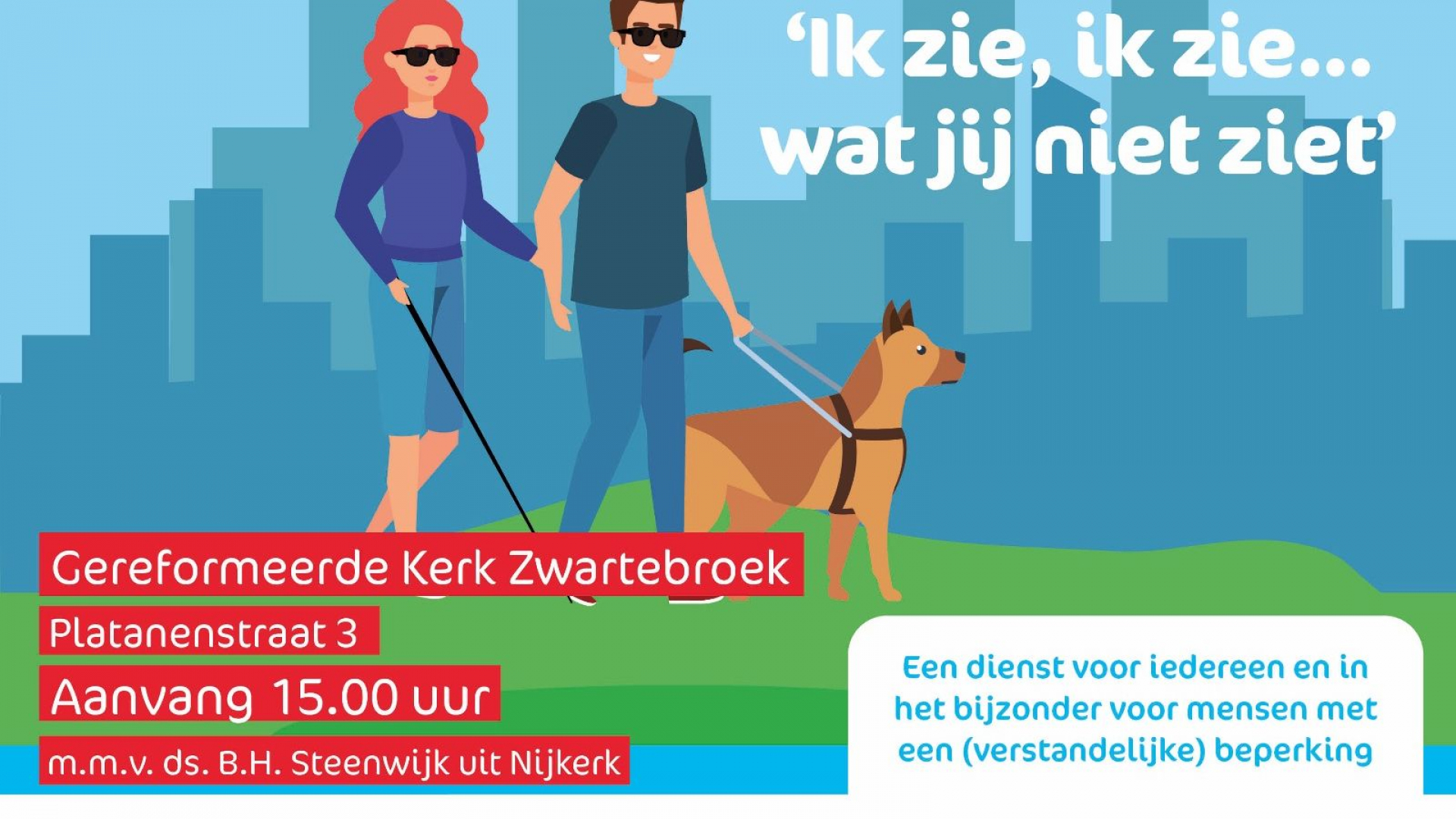 Kerkdienst voor mensen met een beperking