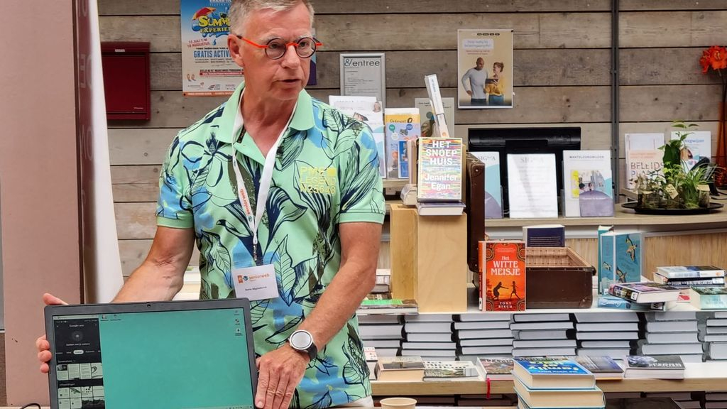 Foto: Seniorweb gaf training over Google Lens