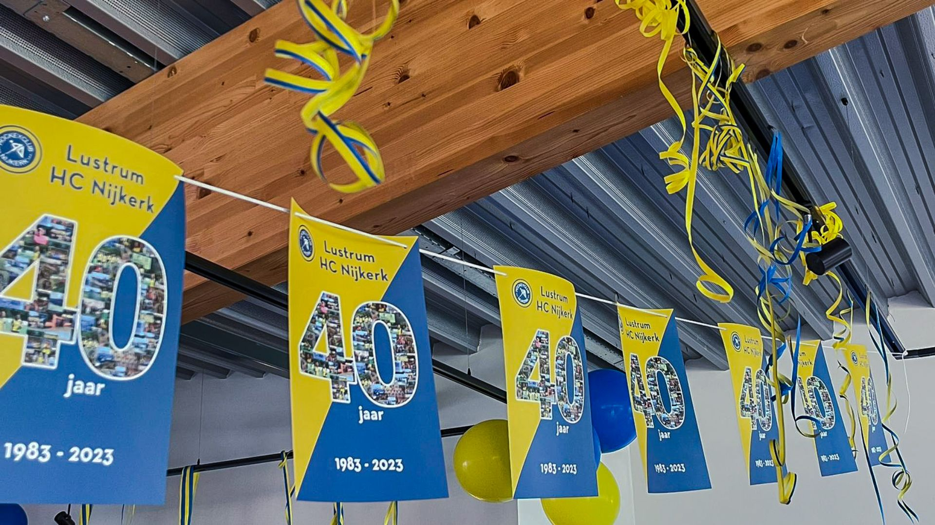 Foto: Hockeyclub Nijkerk bestaat 40 jaar