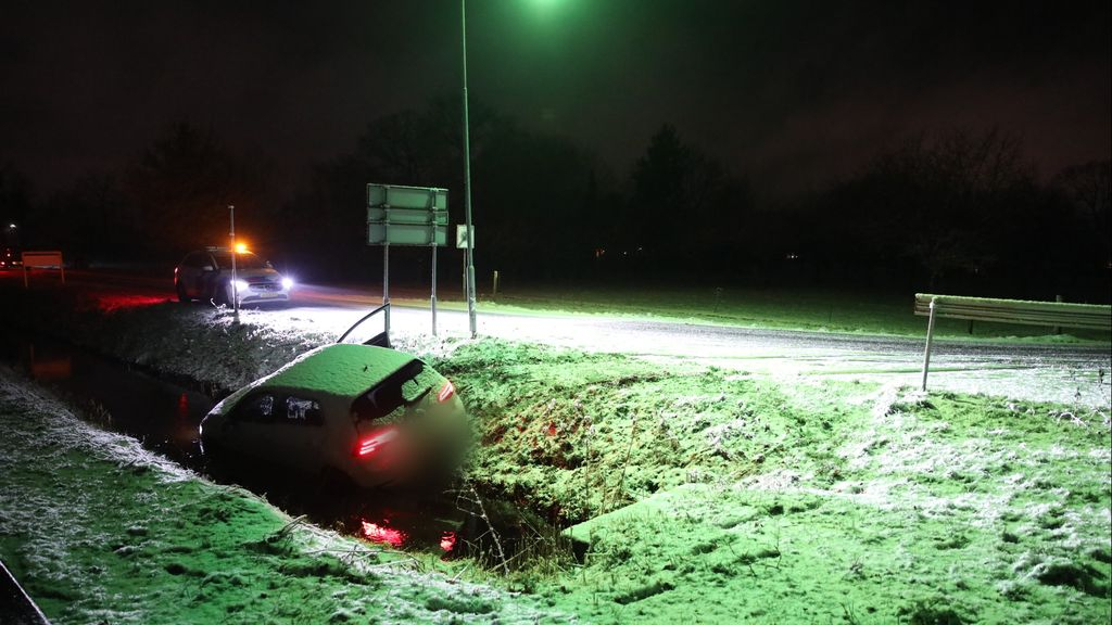 Foto: Sneeuw en gladheid op de weg