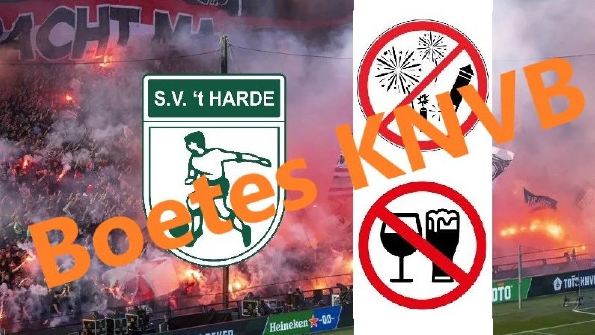Foto: Het is de KNVB menens; boetes voor S.V. ‘t Harde