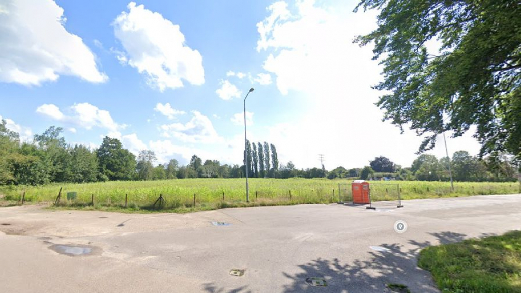Foto: Inrichting terrein aan Bloemendaalseweg in Nijkerk voor opvang Oekraïense vluchtelingen