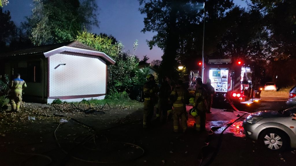 Foto: Brand op vakantiepark Tolnegen