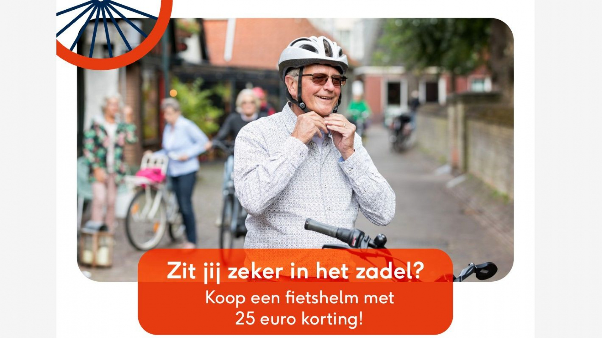 Foto: De provincie Gelderland biedt nu korting op een goedgekeurde fietshelm