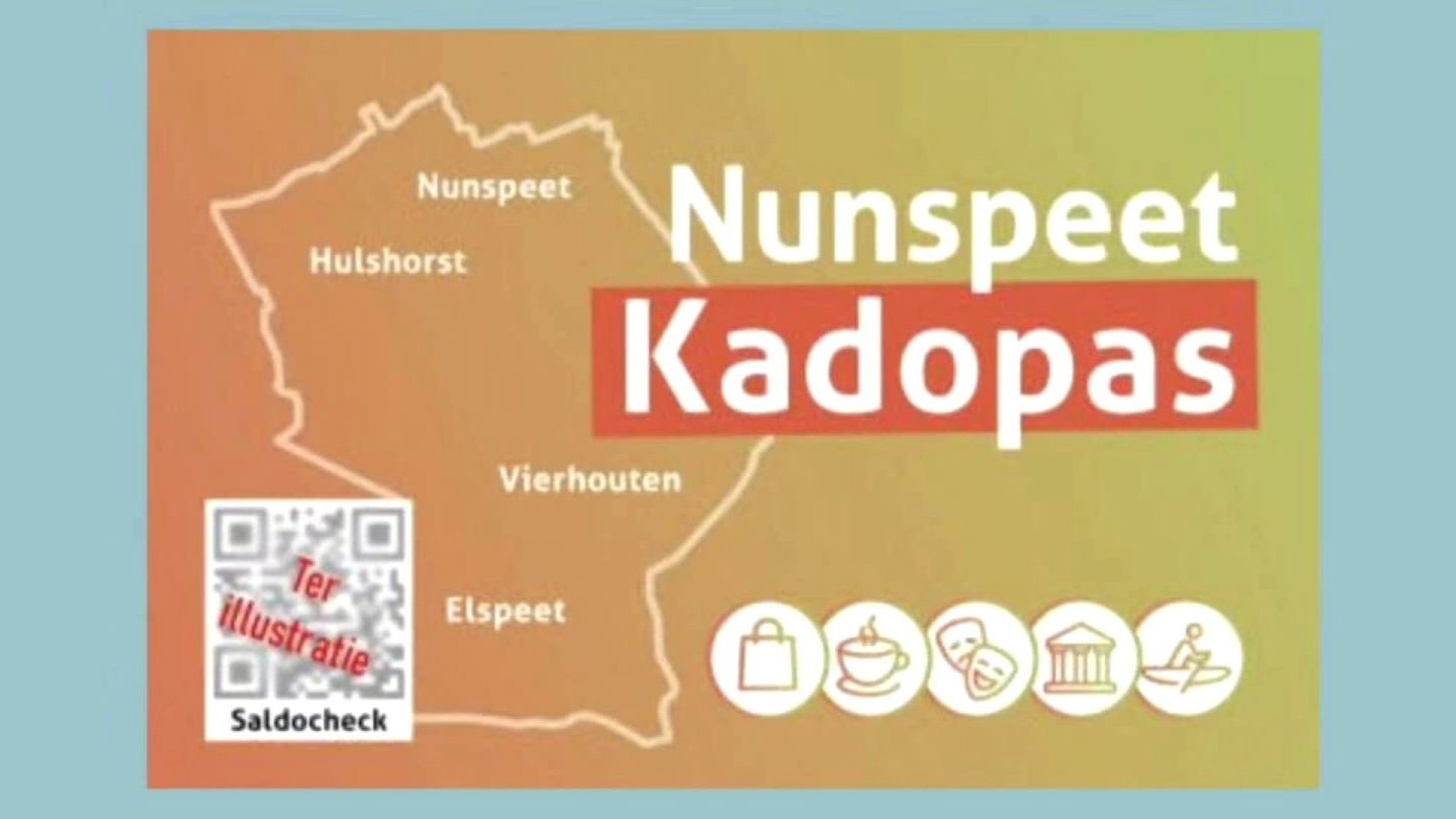 Foto: Nunspeet Kadopas vanaf 1 september in gebruik