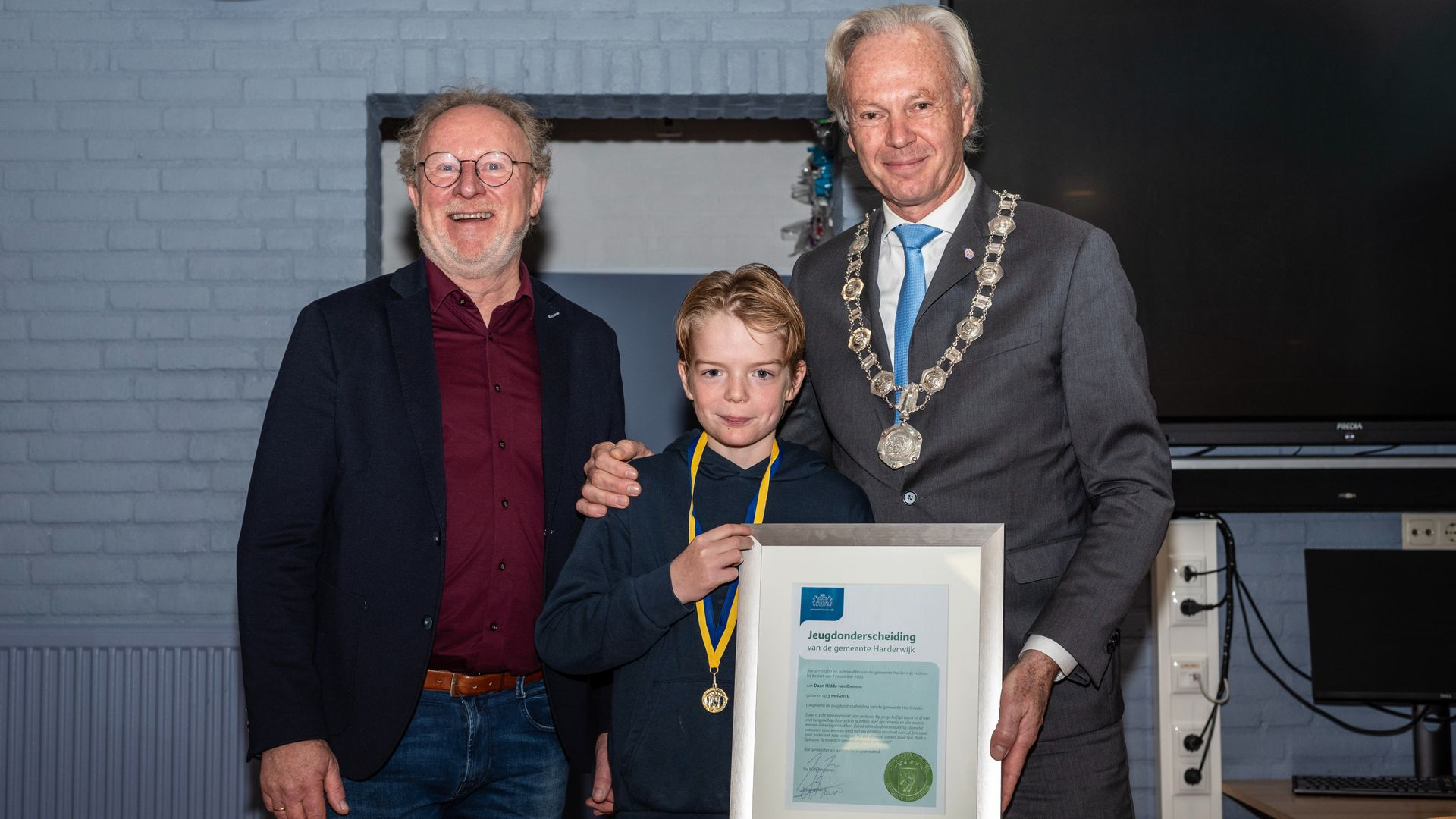 Foto: Jeugdlintje 2023 voor Daan van Ommen