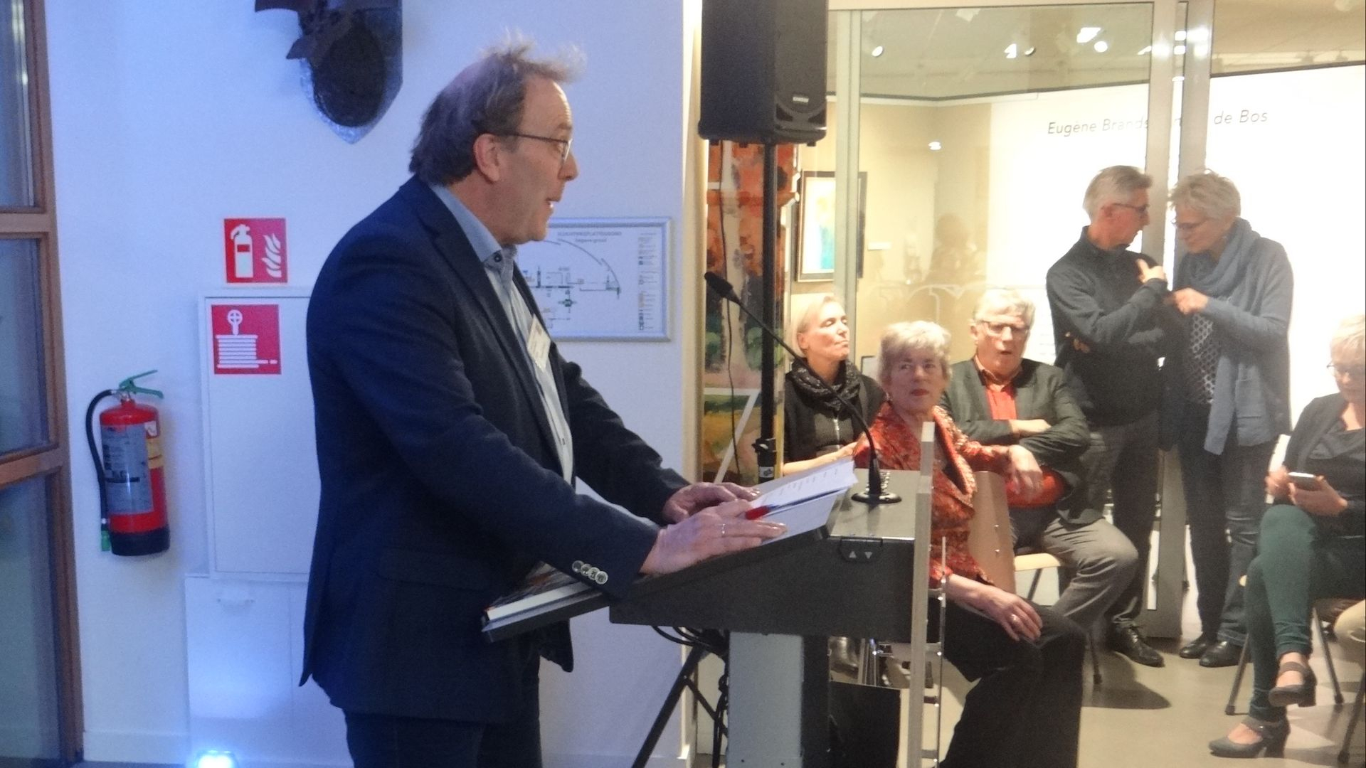 Foto: Expositie Dinah Kohnstamm in Fré Drostzaal van Noord-Veluws Museum