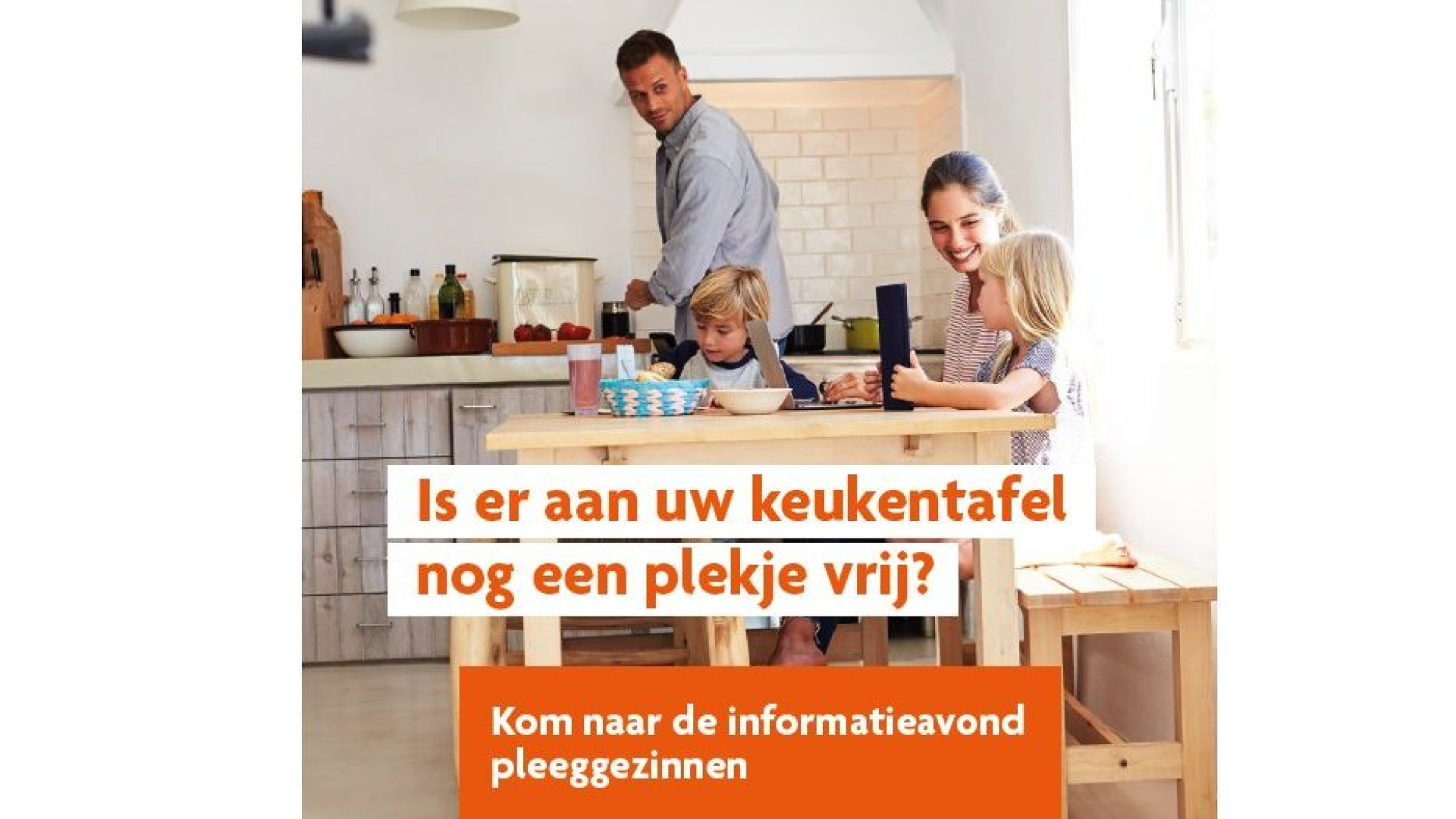 Foto: Wel eens overwogen om pleegouder te worden? Kom naar de informatieavond