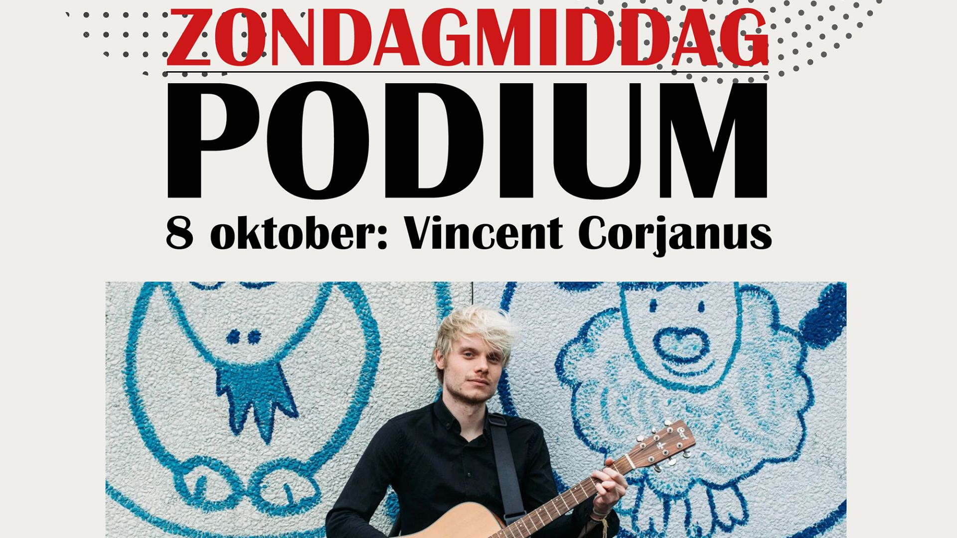 Foto: Zondagmiddagpodium met Vincent Corjanus
