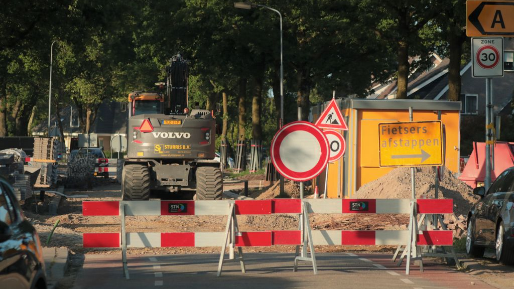 Foto: Wegwerkzaamheden Zwartebroek in laatste fase