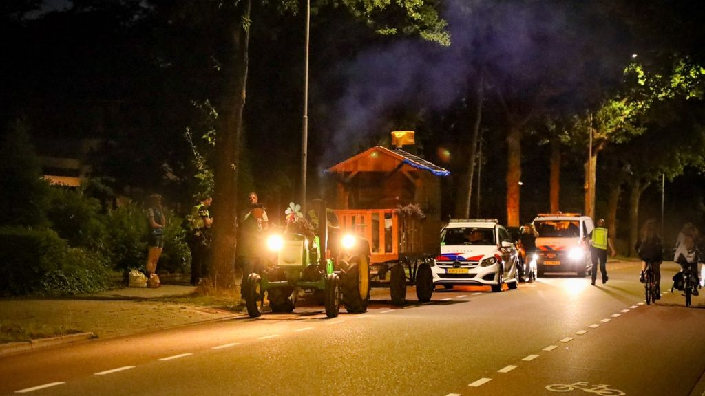 Foto: Overreden meisje viel van kar tijdens Heideweek in Ede