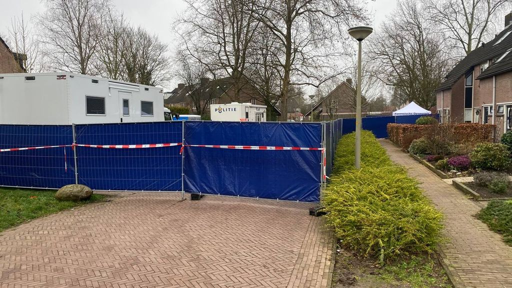 Foto: Buurt 'enorm geschrokken' door gebeurtenissen Nijkerk