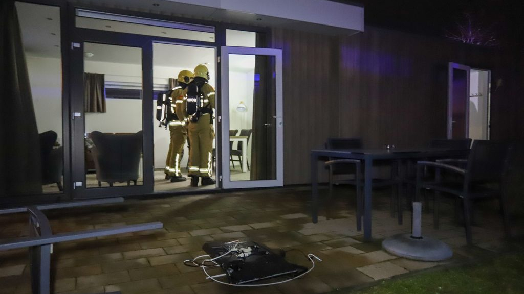 Foto: Woningbrand EuroParcs Veluwemeer