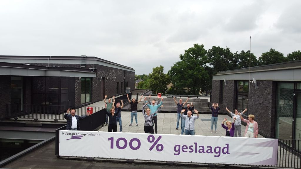 Foto: Alle 66 vmbo’ers geslaagd op het Nuborgh College Veluvine