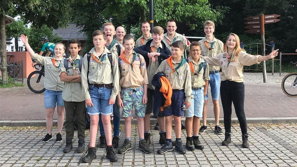 Foto: Scouting Nunspeet op kamp door heel het land