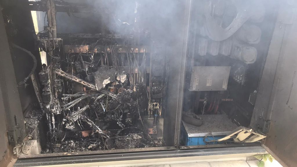 Foto: Brand in elektriciteitshuisje op ’t Harde