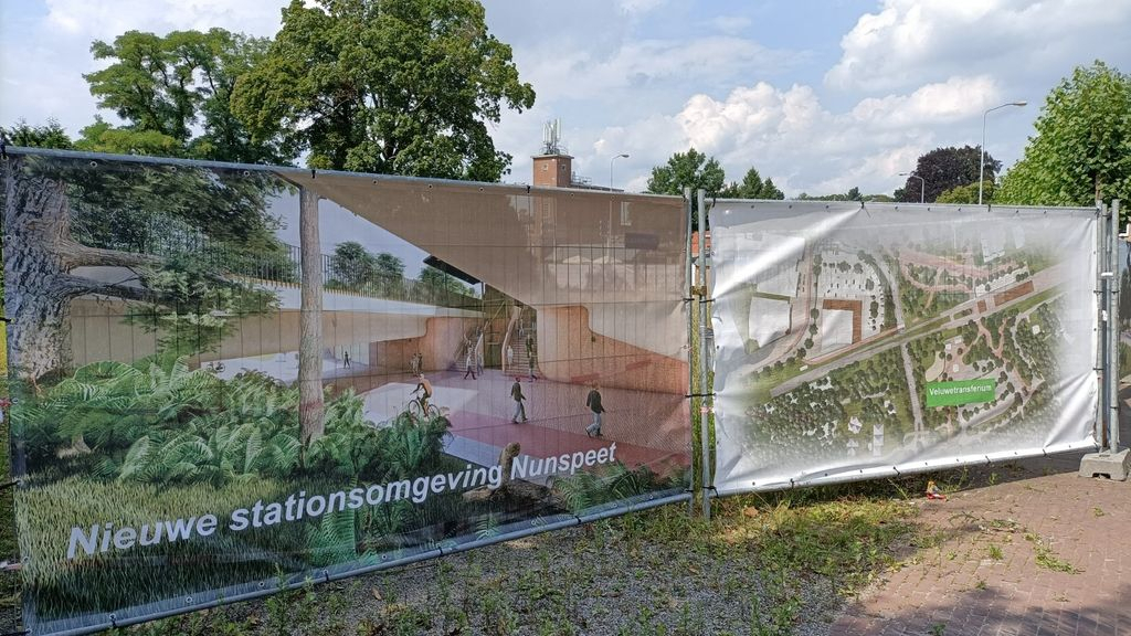 Foto: Oude plek ‘De Stroopstok’ aangekleed met indruk nieuw stationsgebied