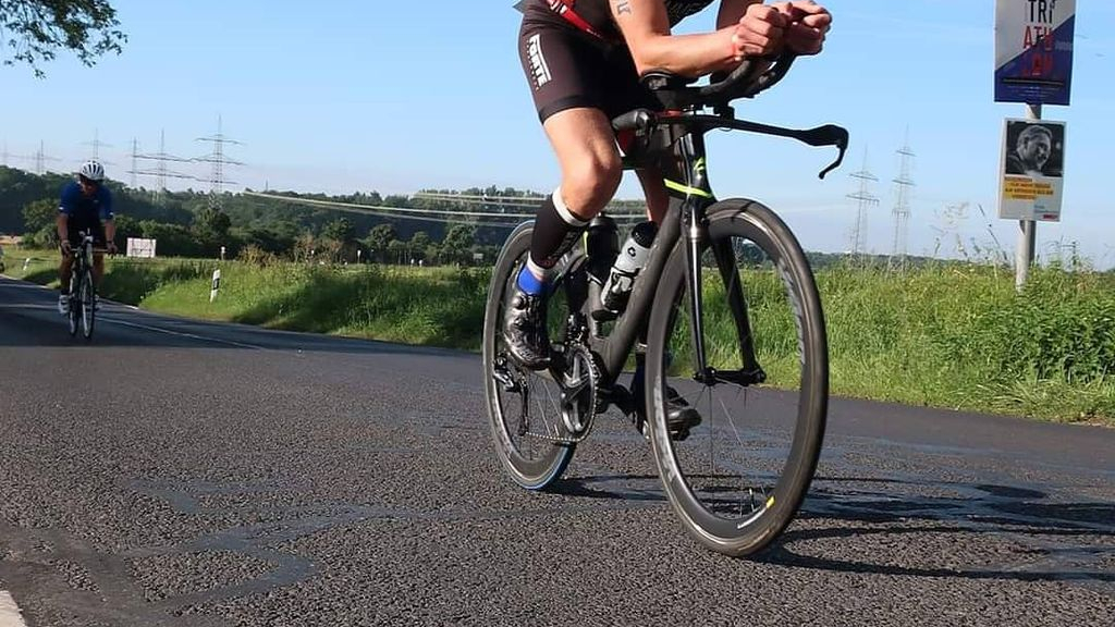 Foto: Remon Hemmes niet door naar WK IRONMAN