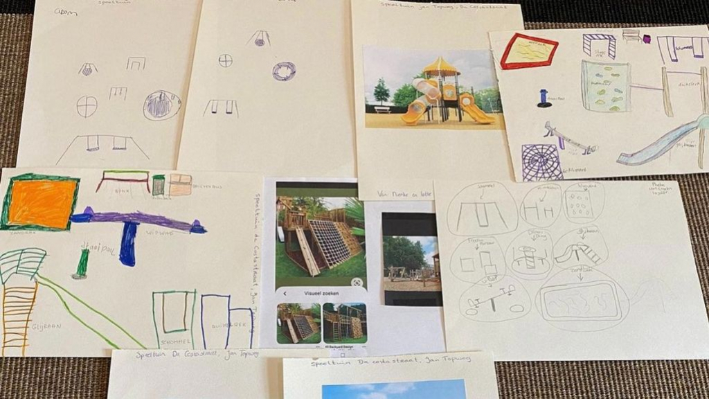 Foto: Handtekeningenactie voor meer speelgelegenheid aan de Jan Topweg in Nunspeet