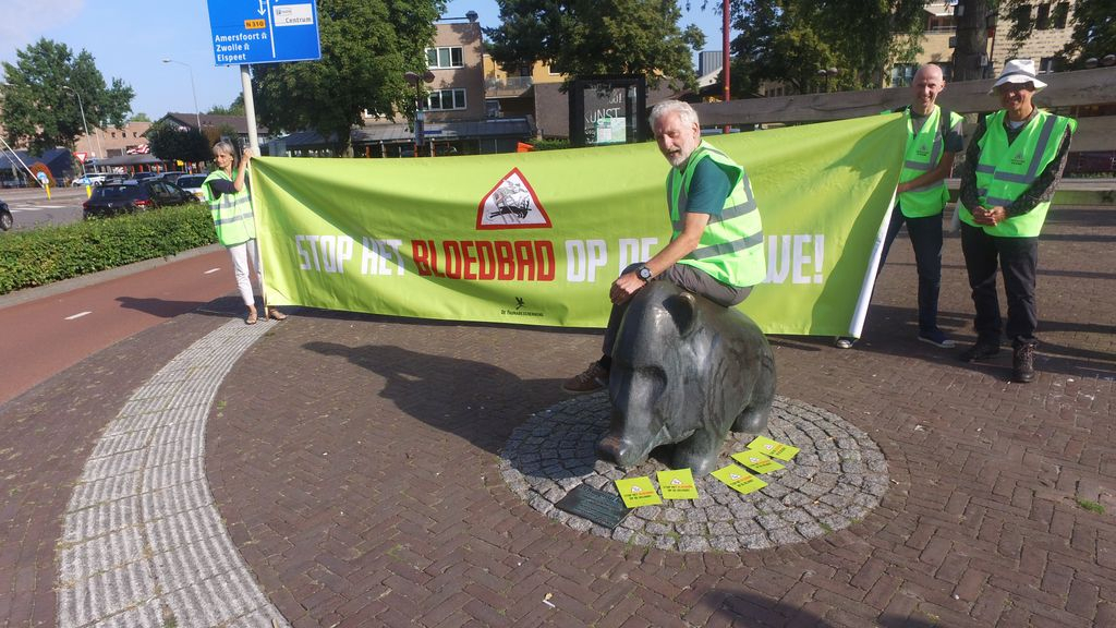 Foto: ‘Stop het bloedbad op de Veluwe’