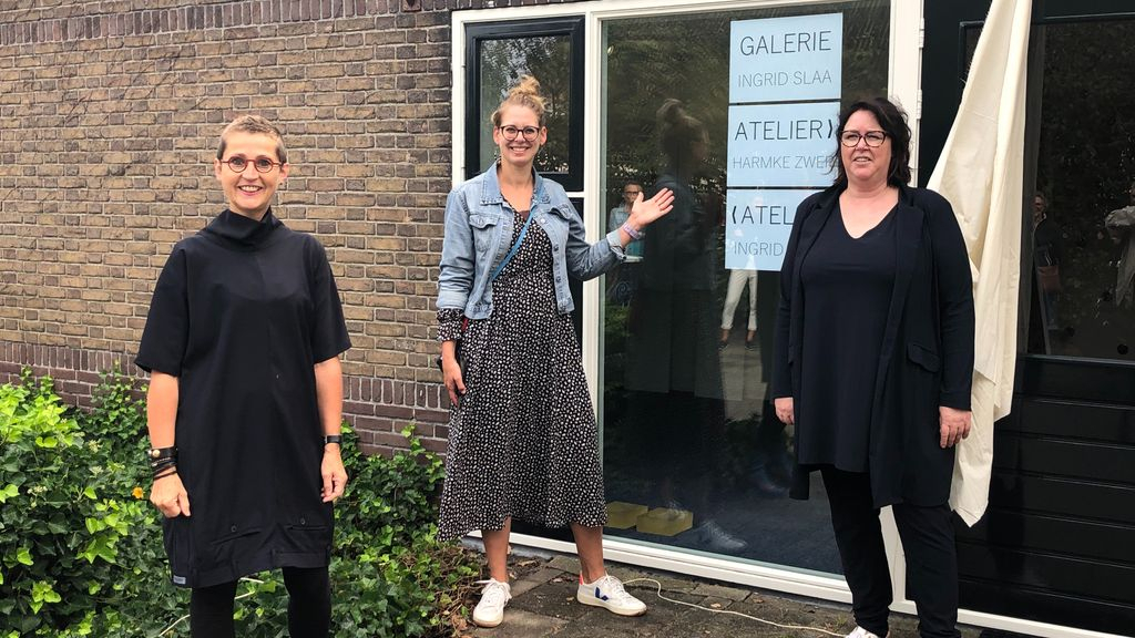 Foto: Kunstenares Ingrid Slaa heeft galerie en atelier aan huis