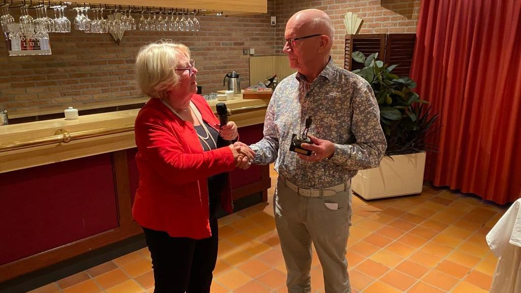 Foto: Een 'kei' voor bridger Heijo Stenekes