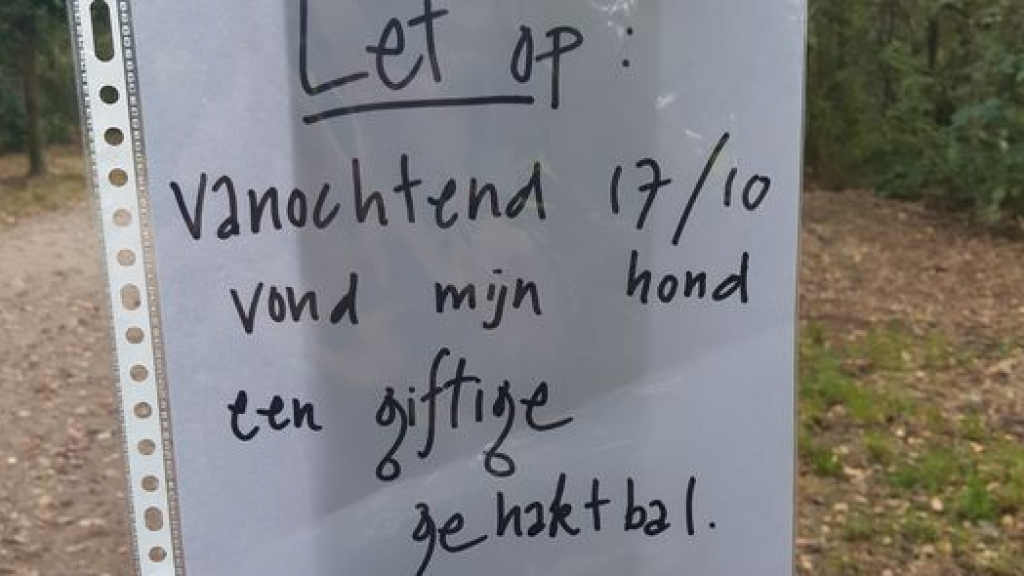 Foto: Politie waarschuwt voor giftige gehaktballen in bosgebied