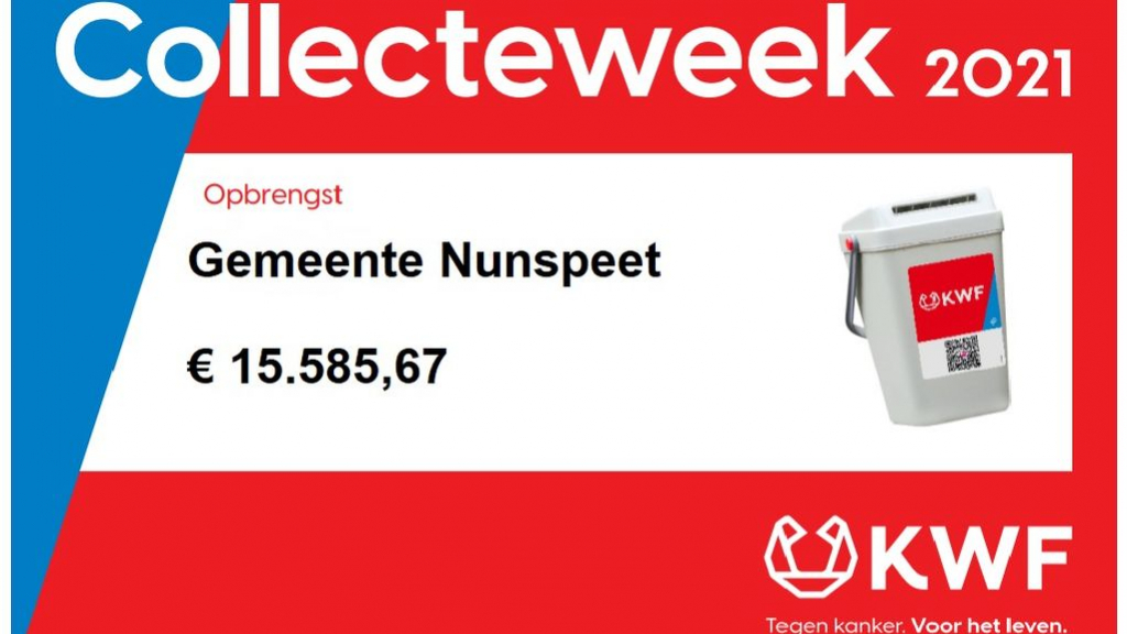 Foto: € 15.585,67 voor KWF Kankerbestrijding