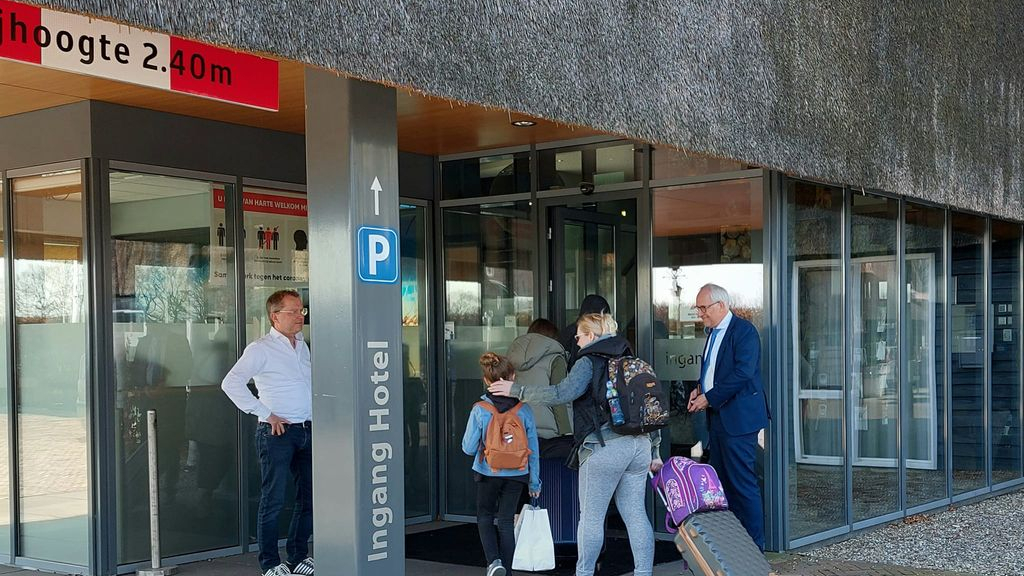 Foto: Vluchtelingen uit Oekraïne aangekomen in Nijkerk